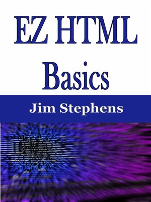 cover image of EZ HTML Basics